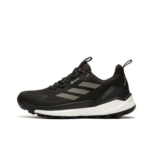 Adidas Terrex Free Hiker 2.0 Low Gore-Tex Core Black Grey Cloud White