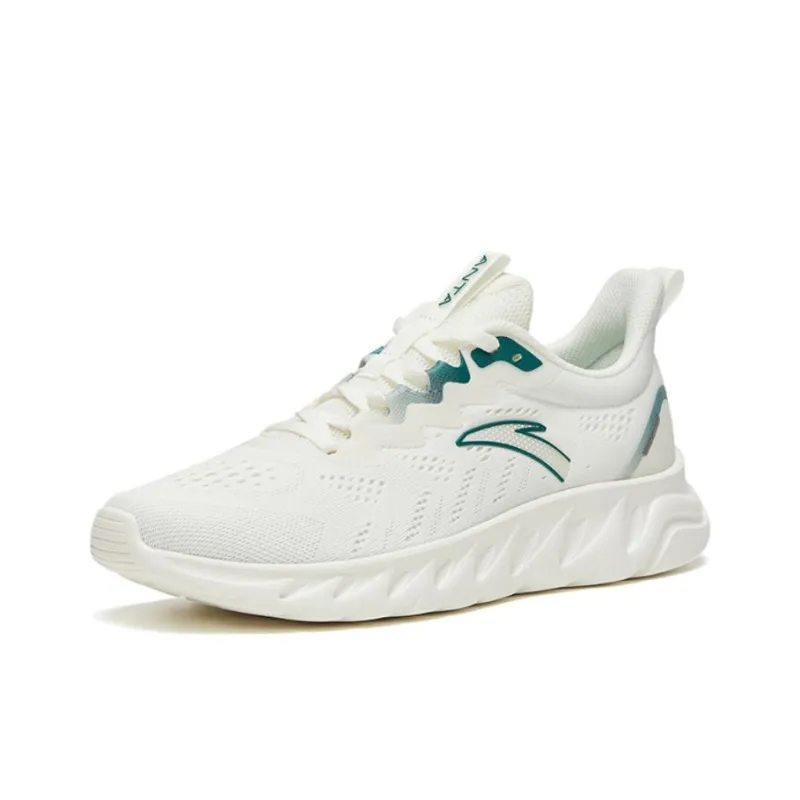 ANTA Running Series Sneakers 'White Green'-1