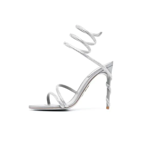 René Caovilla Margot 100mm Leather Sandals