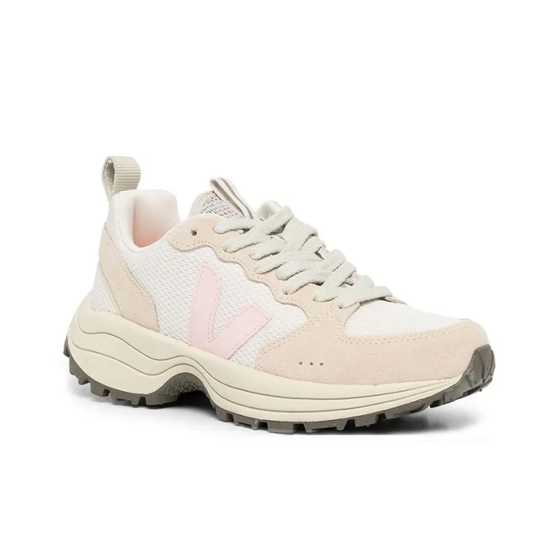 VEJA Venturi Suede Lace Up Sneakers 'Beige White Pink'-2
