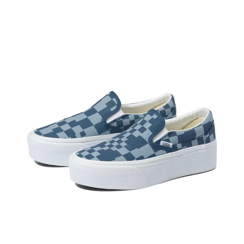 Vans Slip on Multi Check 'Blue White'-2