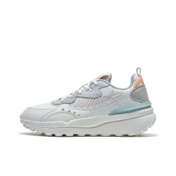 XTEP Vintage 80 Slip Resistant, Abrasion Resistant, Breathable Low Top Sports Casual Shoes Women's White Gray