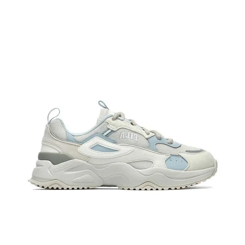 FILA Rayflide Wear Resistant Low Top Casual Shoes Women's Multi Mist Gray-1