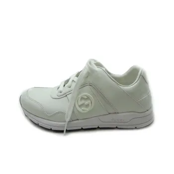 GUCCI Interlocking G Leather Sneakers Women's