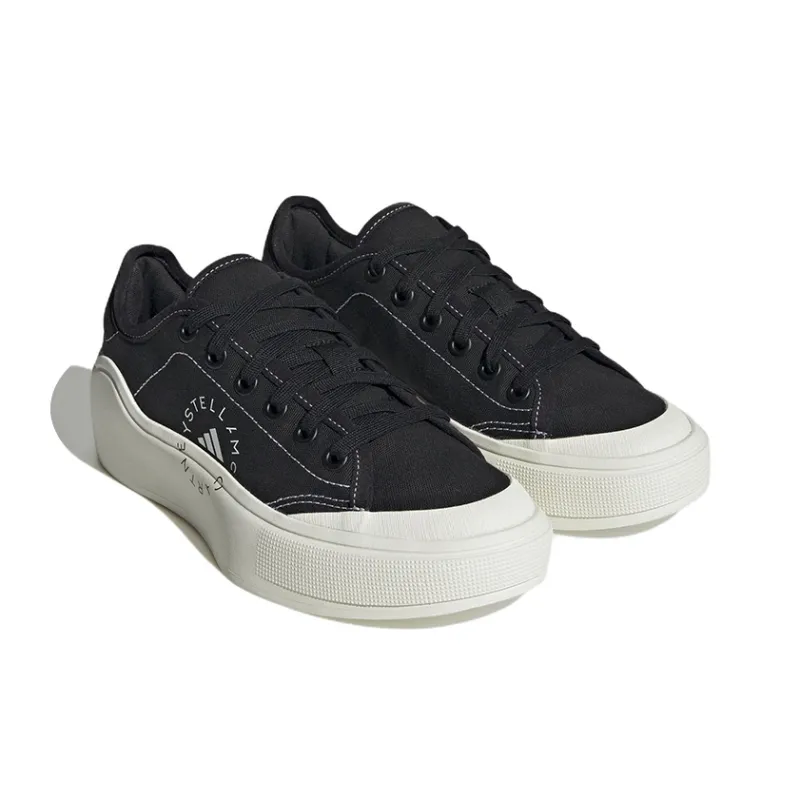 Adidas By Stella McCartney Court Shoes 'Core Black Off White' Women's-2