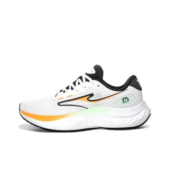 Erke Cushioning Wear-Resistant Low-Top Running Shoes Men's White Black