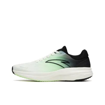 Anta LingFeng Anti Slip Wear Resistant Low Top Running Shoes Men's White Green Black