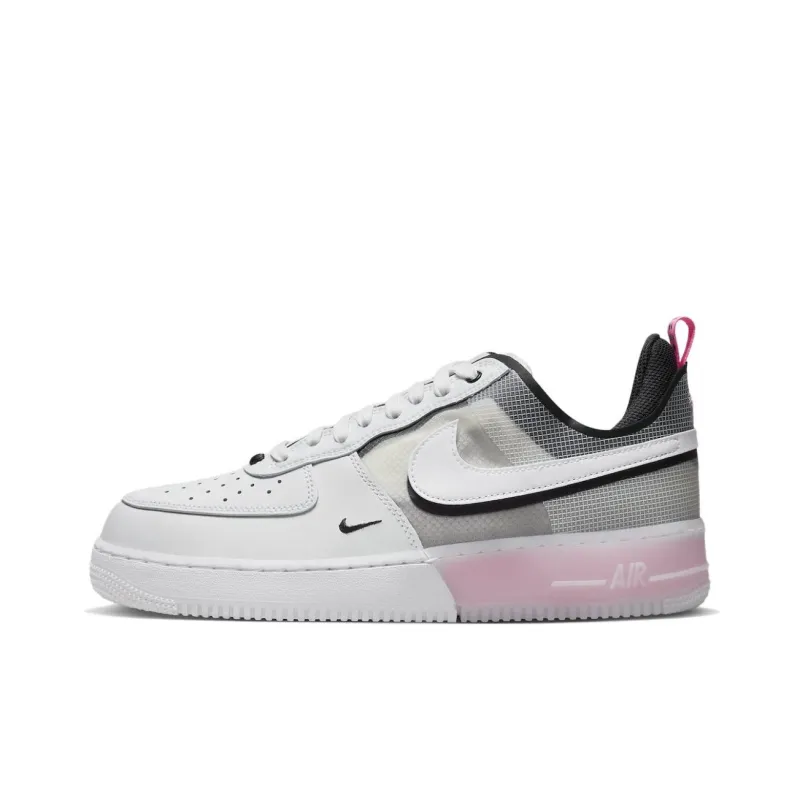 Nike Air Force 1 Low React White Black Pink Spell-0