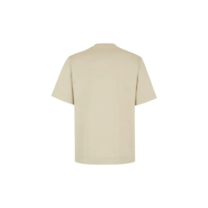 FENDI Logo Embelliished Crewneck T Shirt-1