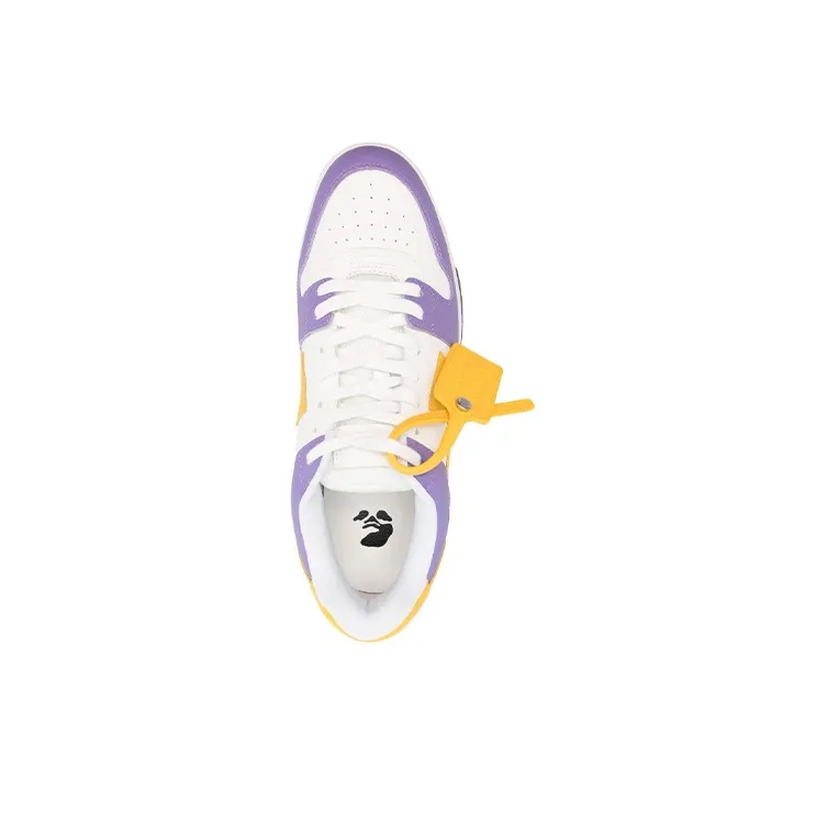 OFF-WHITE Out Of Office Sneaker White Purple Yellow-3