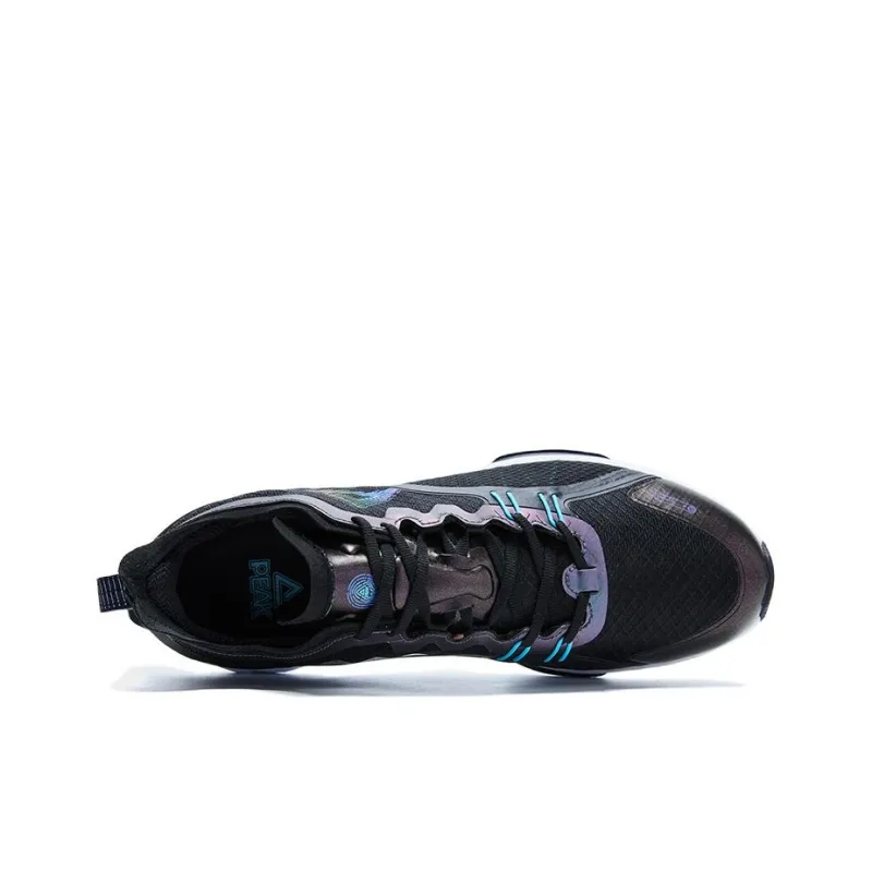PEAK Tai Chi Guanglun 2.0 Breathable Low Top Running Shoes Men's Black Purple-2