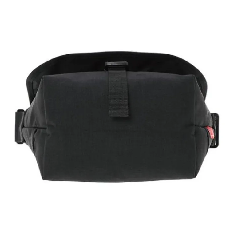 Manhattan Portage Nylon Messenger Bag Shoulder Bag Small Size Men's Black-4