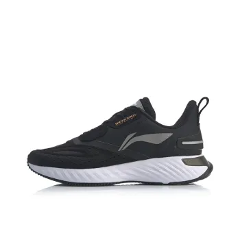 LINING Cloud Five Generations SHIELD Running Shoes Men Low Top Black/Gray