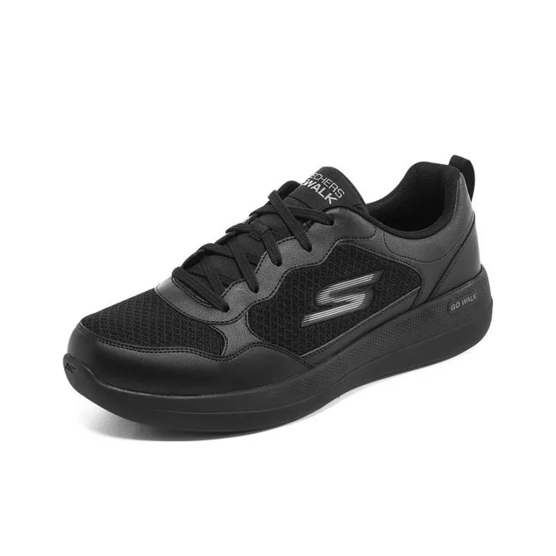 Skechers GO WALK Stability Cushioning Anti-Slip And Wear-Resistant Low-Top Casual Shoes Men's Black-1