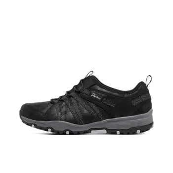 Skechers Seager Hiker Durable Breathable Low Top Sports Casual Shoes Women's Black