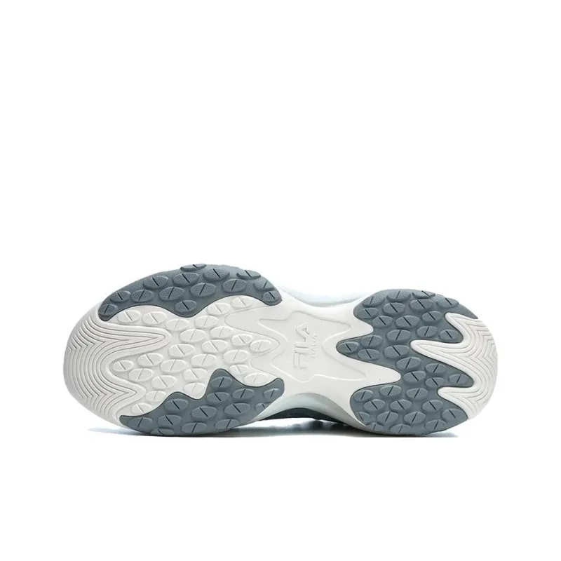 FILA FUSION Cheese Sneakers 'Grey Blue White' Women's-4