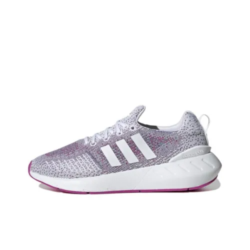 Adidas Originals Swift Run 22 Running Shoes Women's Low-Top Gray/White/Purple