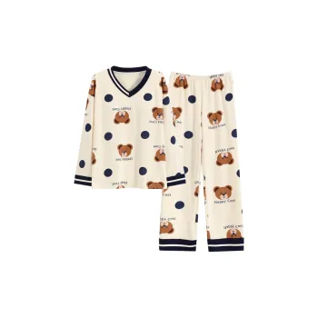 FENTENGCARE Pajama Set Women's Apricot