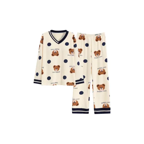 FENTENGCARE Pajama Set Women's Apricot