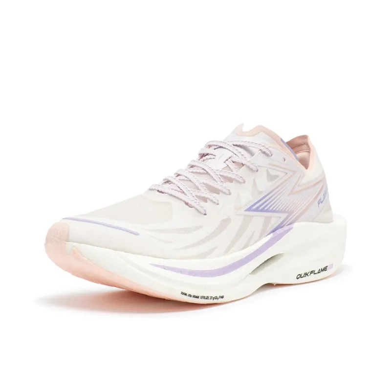 361° Feiran 2 Running Shoes Unisex Low Top Pink/White/Purple-1