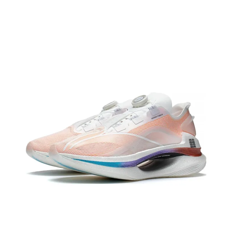 LiNing Absolute Phantom 1.0 Durable Breathable Low-Top Running Shoes Unisex Fluorescent Fat Orange-2