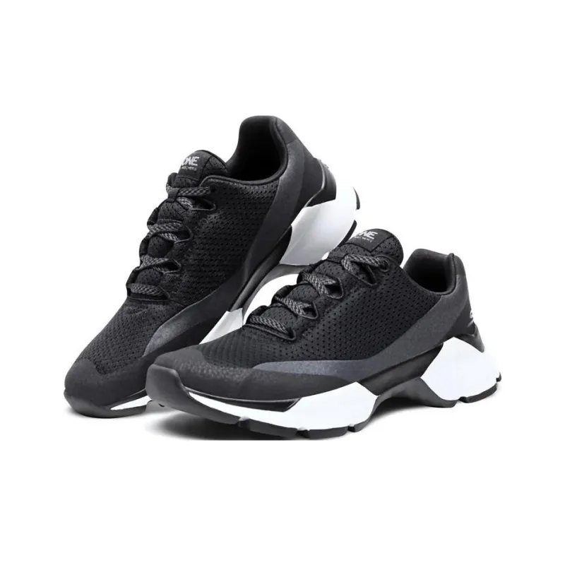 Skechers Bora Anti-Slip And Wear-Resistant Breathable Low-Top Sports Casual Shoes Women's Black White-1