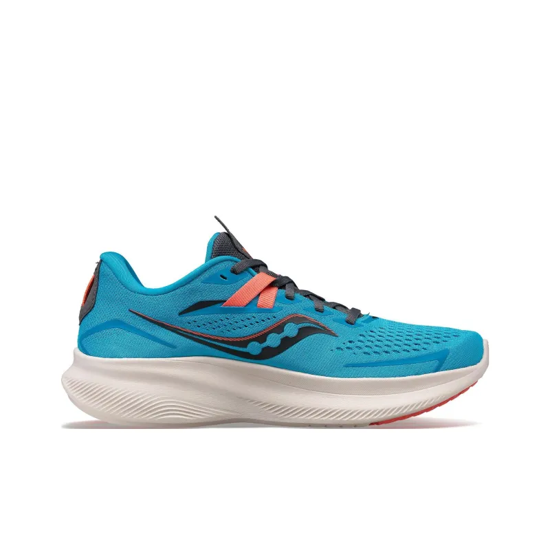 saucony Ride 15 Big Kid 'Ocean'-1