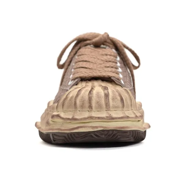 MIHARA YASUHIRO Blakey Stylish Skateboarding Shoes Men's Brown Vintage Version-2