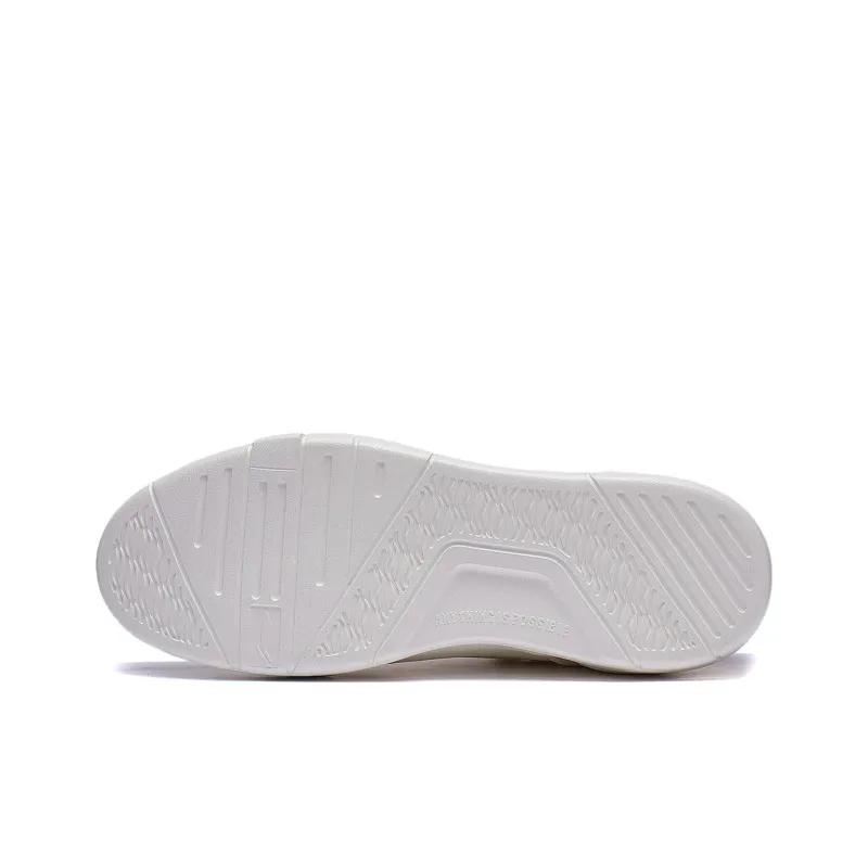 LiNing Common 80s Wear resistant And Lightweight Low Top Skateboard Shoes Men's White-4
