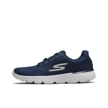 Skechers Go Run 400 Cushioning Anti-Slip And Wear-Resistant Rebound Low-Top Training Running Shoes Unisex Blue Gray