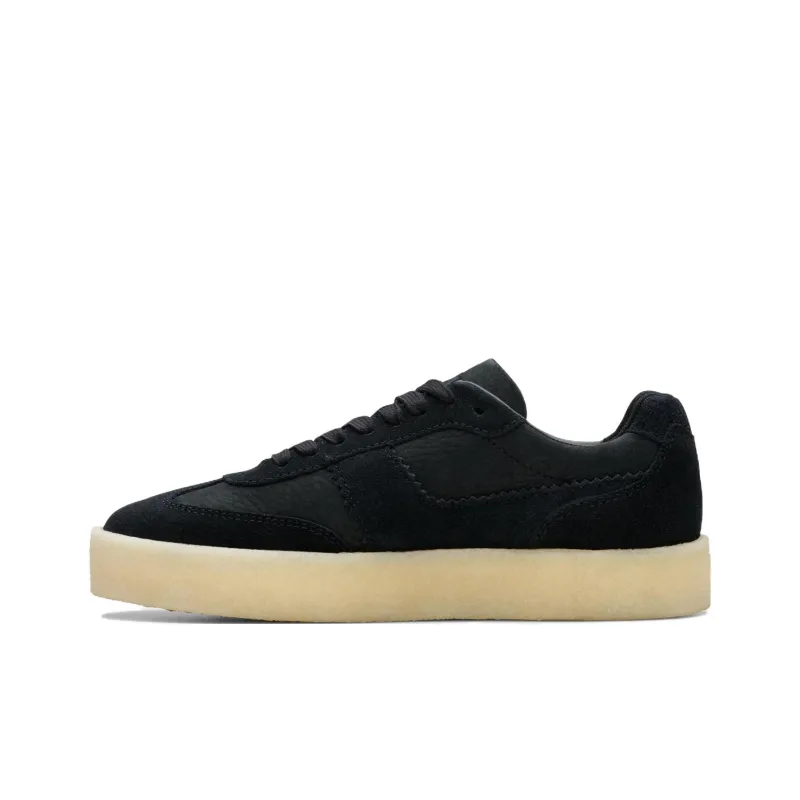 Clarks Low Top Skateboard Shoes Women's Black-0