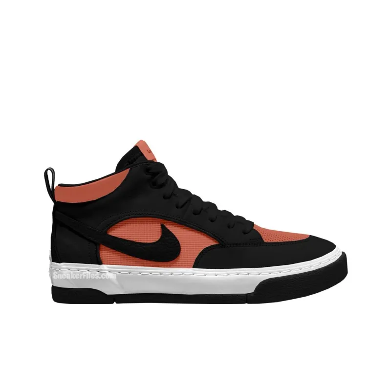 Nike Sb React Leo Black Electro Orange-1