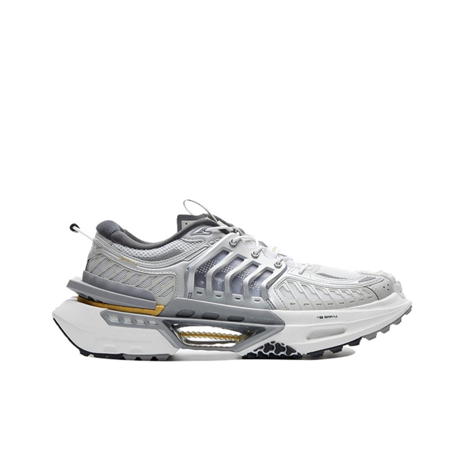 【保障できる】 LiNing Xuankong Casual any shoes Women's Low-Top Gray White トップス