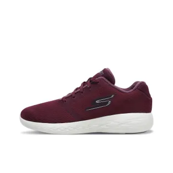 Skechers GO RUN 600 Wear-Resistant Slip-Resistant Cushioning Low-Top Running Shoes Burgundy