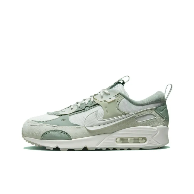 Nike Air Max 90 Futura Cushioning Anti-Slip And Wear-Resistant Low-Top Sports Casual Shoes Cyan-0