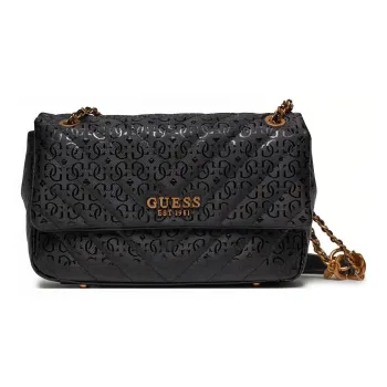 GUESS Artificial Leather Portable Crossbody Bag Shoulder Bag Women's Black