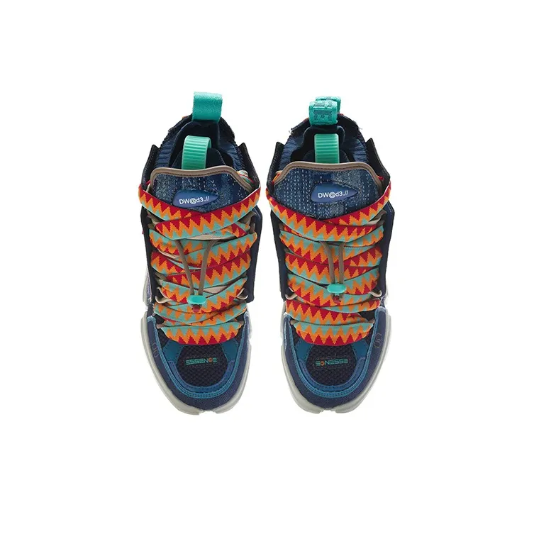 LiNing Essence 2 Casual Shoes Men High Top Sailor Blue/Deep Sapphire-3