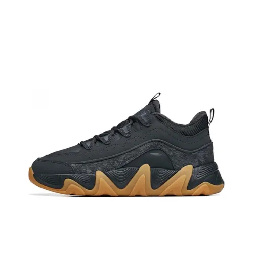 Anta Young Generation 2.0 Wear Resistant Slip Resistant Low Top Sports Casual Shoes Black