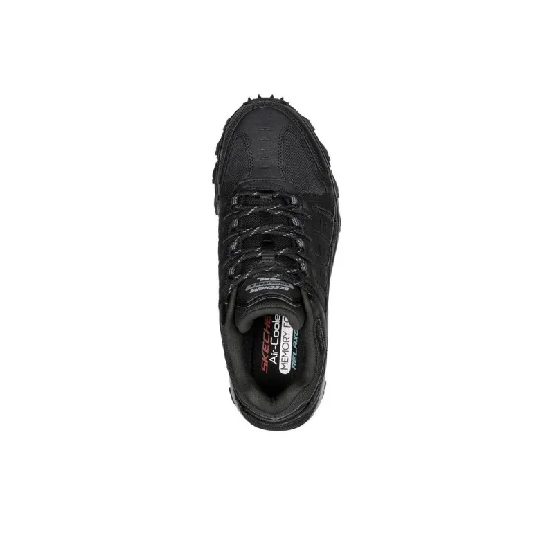 Skechers Equalizer 5.0 Trail Soli Cushioning Wear Resistant Low Top Outdoor Shoes Men's Black-3