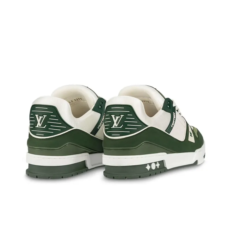 LOUIS VUITTON Lv Trainers 'Green'-3