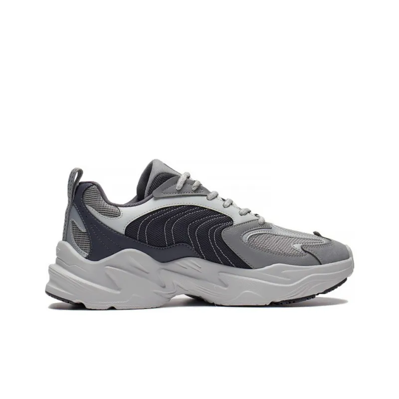 LiNing Stargazing Rebound Low Top Running Shoes Men's Gray-1
