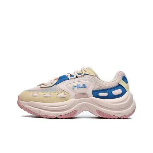 FILA Arch Casual Shoes Women's Low-Top Beige/Blue/Yellow