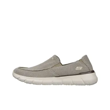 Skechers Del Retto Malvern Cushioning, Slip Resistant, Abrasion Resistant, Breathable Low Top Casual Shoes Men's Taupe