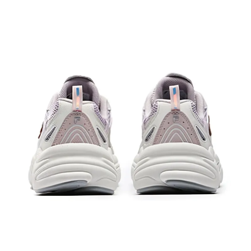 FILA FUSION Mars 2 Cushioning Anti-Slip And Wear-Resistant Low-Top Casual Shoes Women's White Gray-3