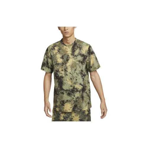 Nike HYVERSE T-Shirts Men Olive Green/Black/Black