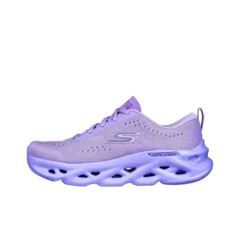 Skechers GO RUN Swirl Tech - Eazy Dayz Anti-Slip And Wear-Resistant Breathable Low-Top Running Shoes Women's Purple