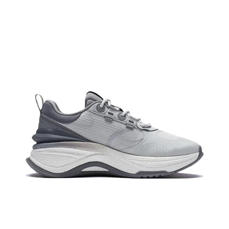 LiNing Exceed 5 Cushioning, Wear Resistant Low Top Sports Casual Shoes Men's Microcrystalline Gray-1