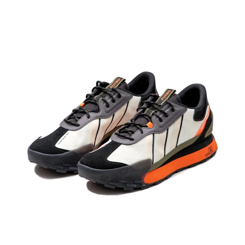 adidas neo Futro Mixr Black White Orange-2