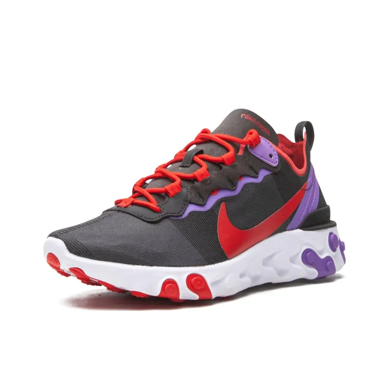 Nike React Element 55 Black University Red Women's-1
