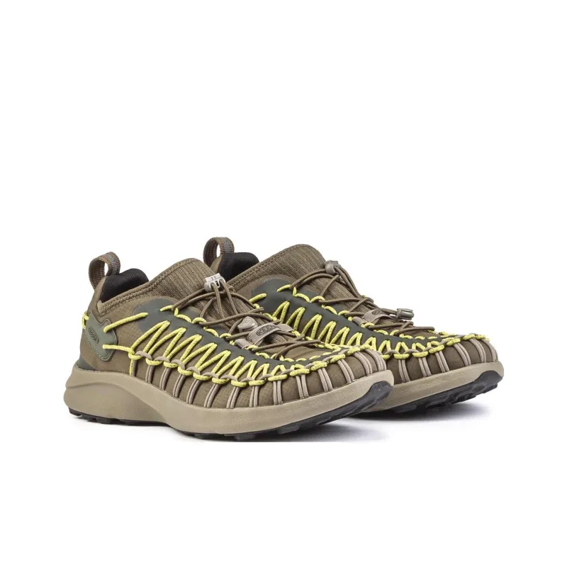 KEEN Uneek Anti Slip Wear Resistant Low Top Casual Shoes Men's Green-2